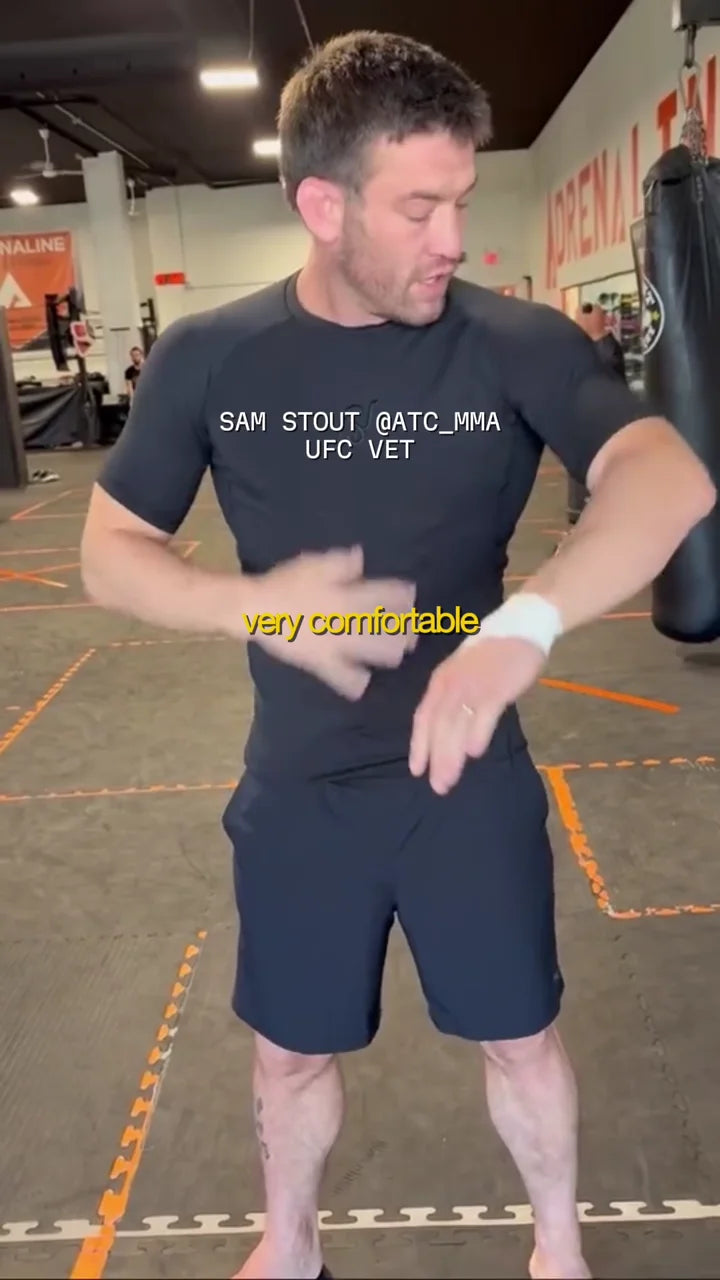 Sam Stout after his first session